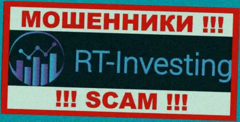 Логотип МОШЕННИКОВ РТ-Инвестинг Ком