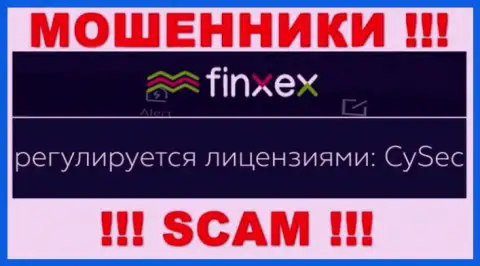 Постарайтесь держаться от организации Finxex Com подальше, которую регулирует мошенник - CySec