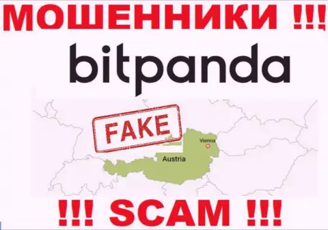 Ни слова правды относительно юрисдикции Bitpanda на сайте организации нет - это мошенники