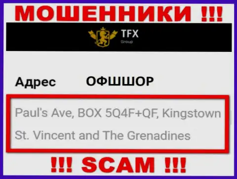 Не взаимодействуйте с конторой ТФХ Групп - указанные internet мошенники сидят в офшоре по адресу: Paul's Ave, BOX 5Q4F+QF, Kingstown, St. Vincent and The Grenadines