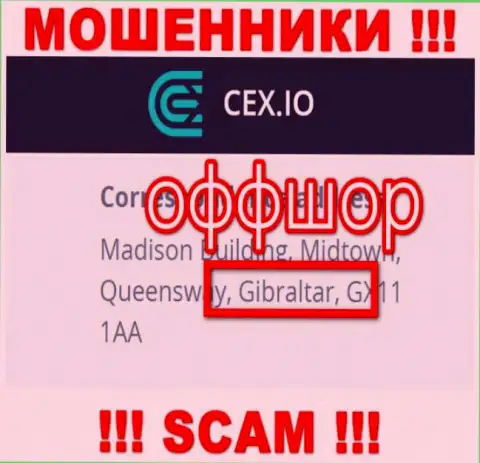 Gibraltar - здесь, в оффшоре, базируются мошенники CEX