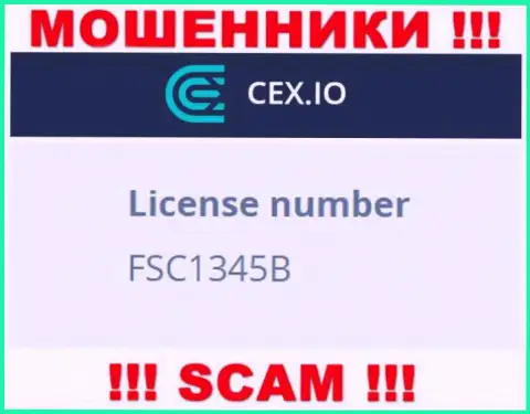 Номер лицензии разводил CEX Io, у них на сайте, не отменяет факт обувания людей