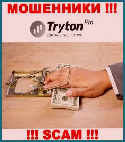 Финансовые вложения с Вашего личного счета в компании TrytonPro будут украдены, ровно как и налоги