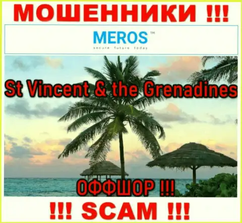 St Vincent & the Grenadines - это юридическое место регистрации компании MerosTM