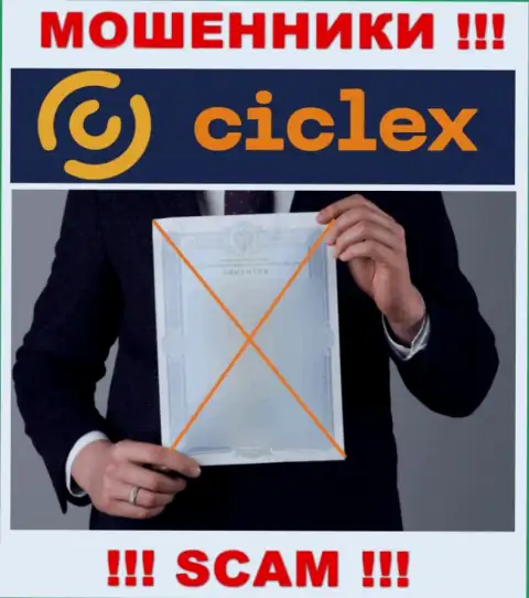 Инфы о лицензионном документе компании Ciclex Com на ее официальном сайте нет