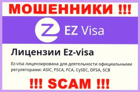 Противоправно действующая компания EZ-Visa Com контролируется мошенниками - DFSA