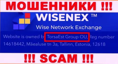 TorsaEst Group OU руководит организацией ВисенЭкс - это ВОРЫ !!!
