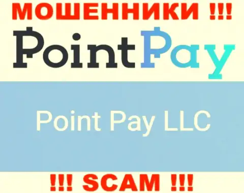 Юридическое лицо internet-мошенников PointPay - это Point Pay LLC, информация с веб-ресурса мошенников