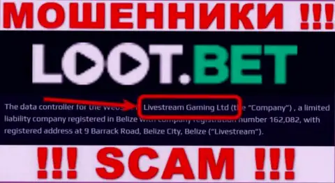 Вы не сумеете сберечь собственные деньги взаимодействуя с организацией LootBet, даже в том случае если у них имеется юридическое лицо Livestream Gaming Ltd