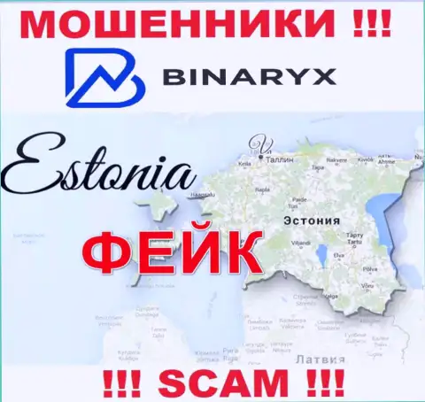 Офшорная юрисдикция конторы Binaryx Com на ее сайте указана ненастоящая, осторожно !!!