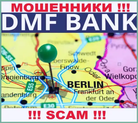 На официальном онлайн-ресурсе DMF Bank одна только липа - достоверной информации о юрисдикции нет