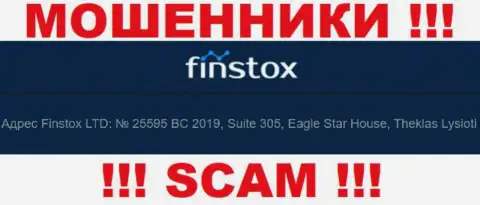 Finstox - это ЛОХОТРОНЩИКИ !!! Спрятались в офшоре по адресу - Suite 305, Eagle Star House, Theklas Lysioti, Cyprus и воруют депозиты реальных клиентов