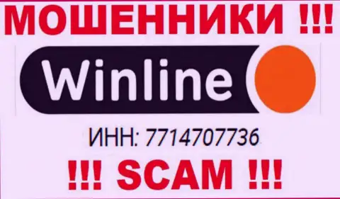 Контора WinLine Ru имеет регистрацию под этим номером - 7714707736