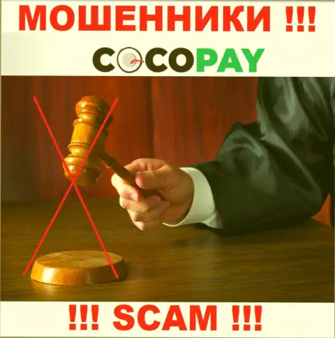 Лучше избегать Coco-Pay Com - рискуете лишиться вложенных денежных средств, ведь их деятельность абсолютно никто не контролирует