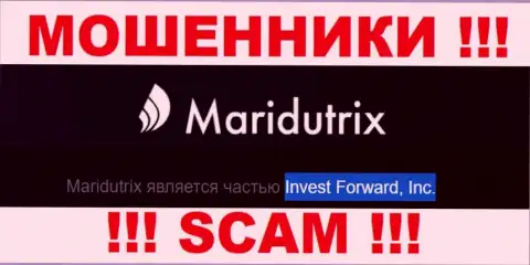 Организация Maridutrix находится под крылом компании Invest Forward, Inc.