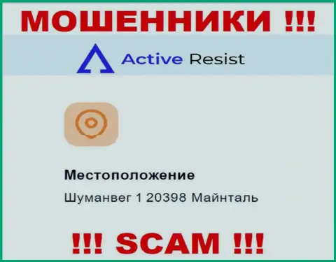 Адрес регистрации Active Resist на официальном web-сайте ненастоящий !!! Будьте весьма внимательны !!!