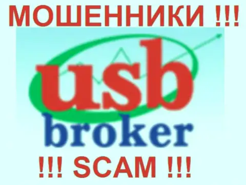 Логотип жульнической forex брокерской организации USBBroker