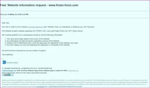 Мошенники из Finam Ltd продолжают строчить свои нелепицы про блокирование странички с объективными отзывами